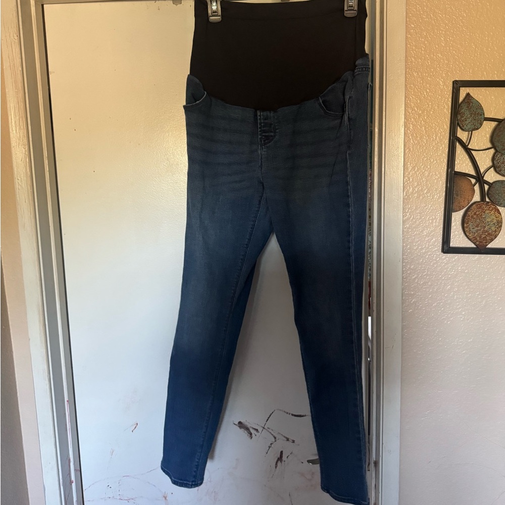 Old Navy Wow Skinny Maternity Jeans 14 Long